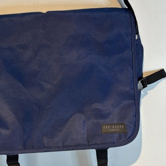 Ted Baker London navy blue nylon Crossbody messenger bag - Picture 4 of 11